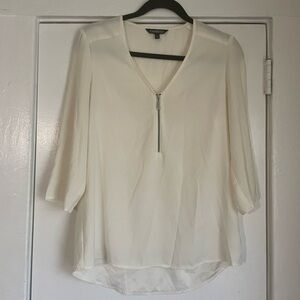 Express White Sheer Top Size Small‎